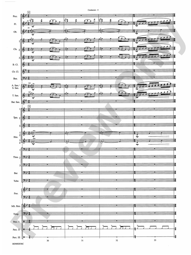Northwoods: Of Might and Mettle - Concert Band Conductor Score & Parts (Digital Download)