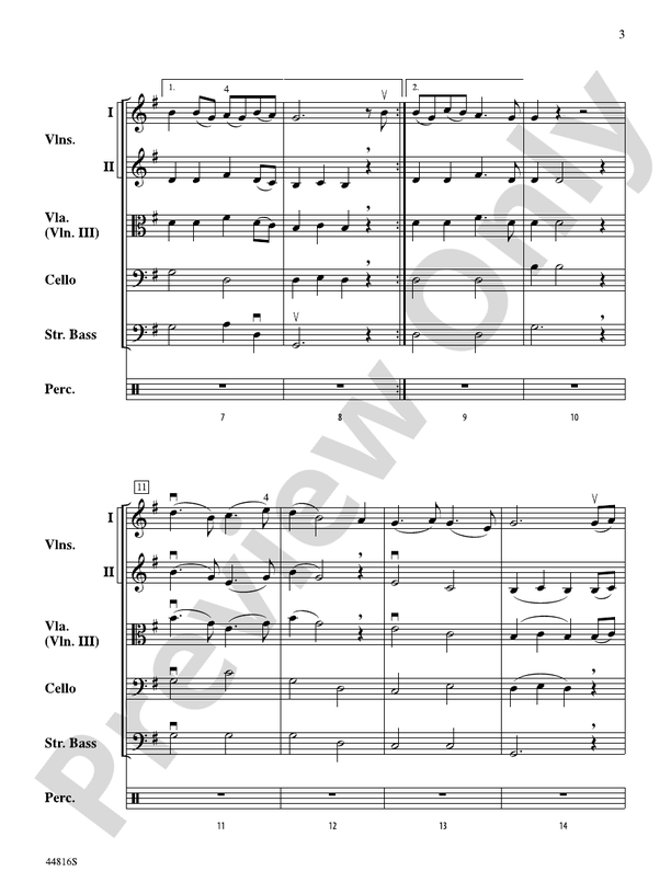 American Triple Crown - String Orchestra Conductor Score & Parts (Digital Download)