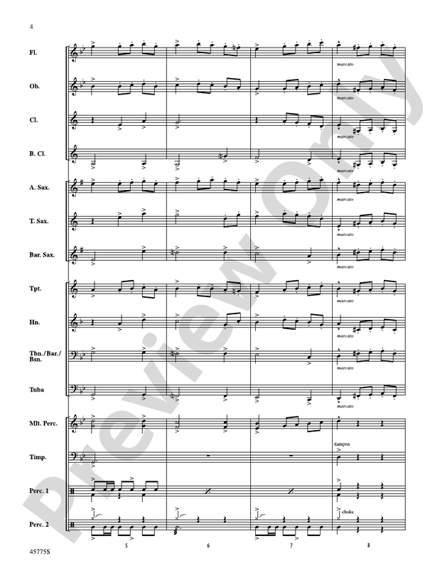 Fandango Festival (Grade 1.5) - Concert Band Conductor Score & Parts (Digital Download)