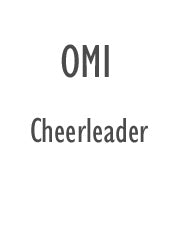 Cheerleader - OMI - PVG (Digital Download)