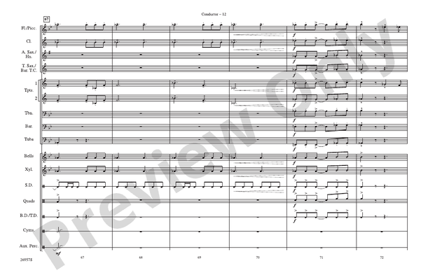 Superman Opener – Marching Band Conductor Score & Parts (Digital Download)