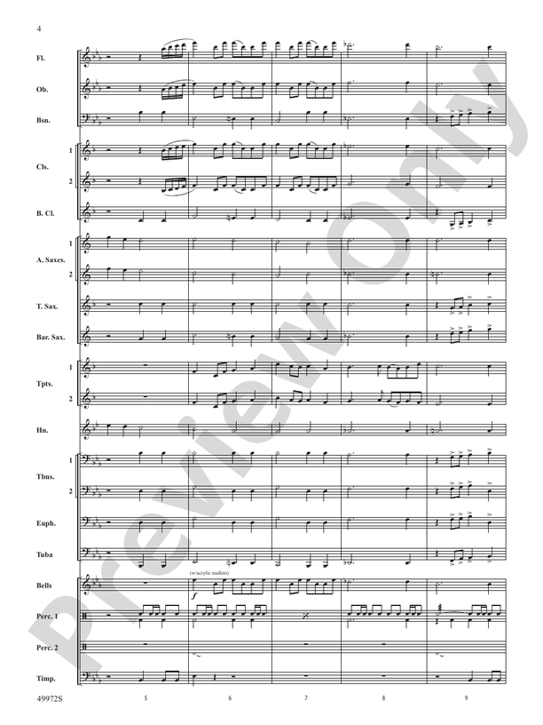 Run Toward the Sky - Concert Band Conductor Score & Parts (Digital Download)
