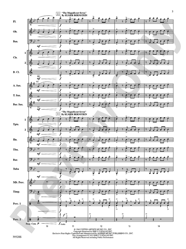 Blazing Bones of the West! - Concert Band Conductor Score & Parts (Digital Download)