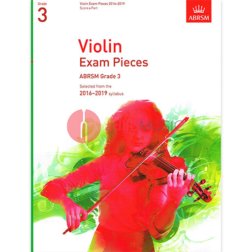 Violin Exam Pieces Grade 3, 2016-2019 - Score and Part - Various - Violin ABRSM