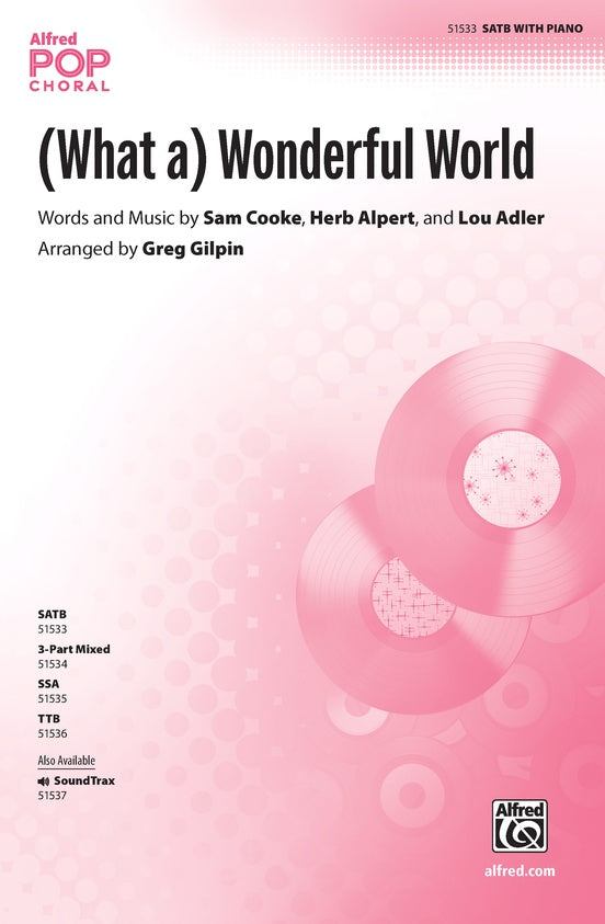 (What a) Wonderful World - SATB Choral Octavo (Digital Download)