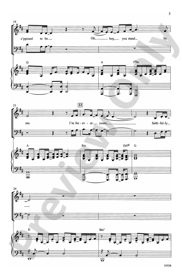 Any Way You Want It: Journey's Greatest Hits - SATB Choral Octavo (Digital Download)