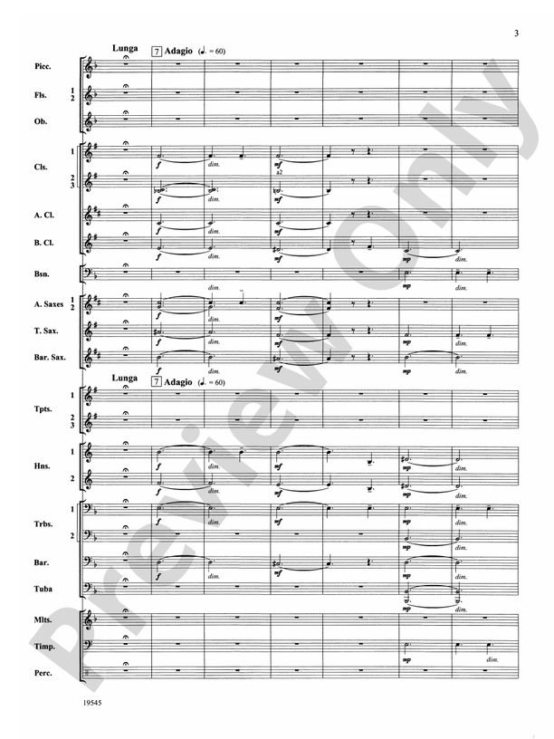 Funeral March of a Marionette (Grade 3) - Concert Band Conductor Score & Parts (Digital Download)