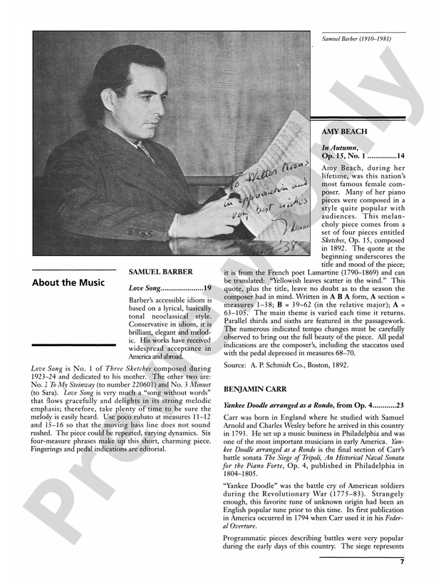 Masters of American Piano Music - Piano (Digital Download)