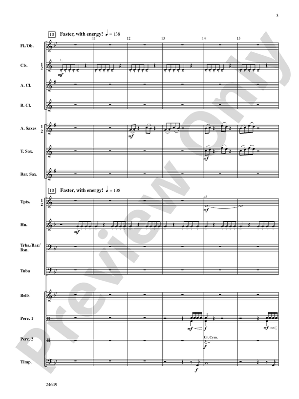 Crusade - Concert Band Conductor Score & Parts (Digital Download)