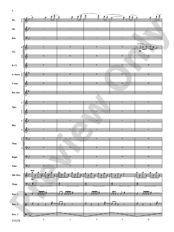 Blessed Are They - Concert Band Conductor Score & Parts (Digital Download)