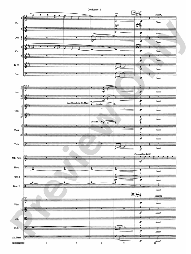 The Great Locomotive Chase – Full Orchestra Conductor Score & Parts (Digital Download)