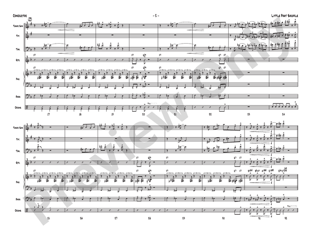 Little Phat Shuffle – Jazz Ensemble Conductor Score & Parts (Digital Download)