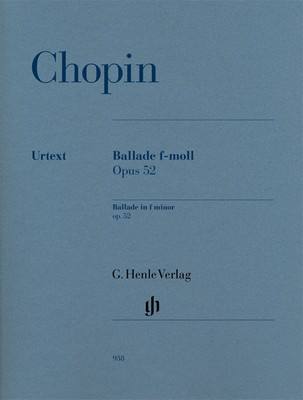 Ballade in F minor Op 52 Piano Solo