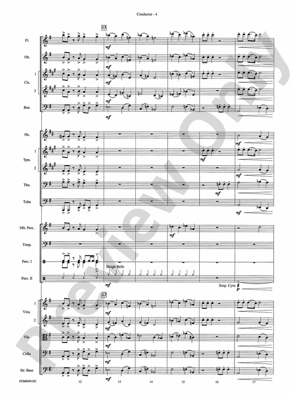The Polar Express, Selections from – Full Orchestra Conductor Score & Parts (Digital Download)