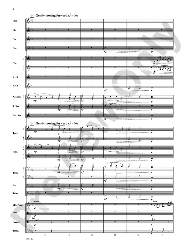 All the Starry Band - Concert Band Conductor Score & Parts (Digital Download)