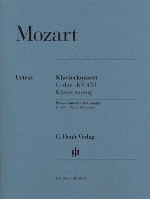 Mozart - Concerto K453 in Gmaj - 2 Pianos 4 Hands Henle HN765