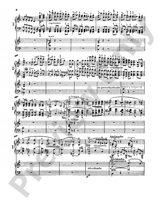 Schumann - Piano Concerto in A Minor, Op. 54 - 2 Piano, 4 Hands - TWO Copies required - (Digital Download)