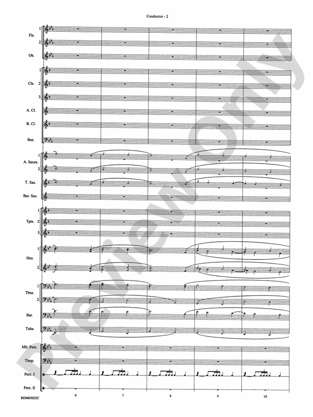 In Unity - Concert Band Conductor Score & Parts (Digital Download)