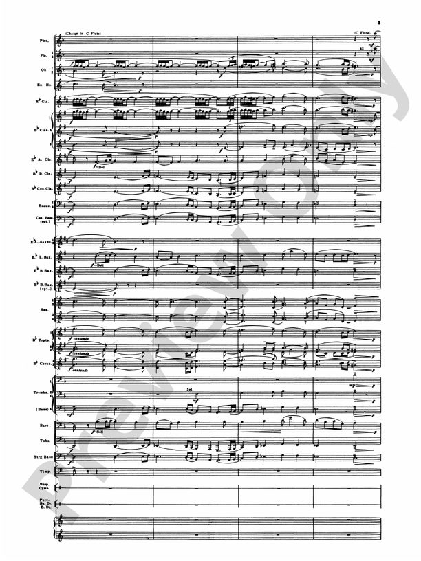 Armenian Dances, Part I - Concert Band Conductor Score & Parts (Digital Download)