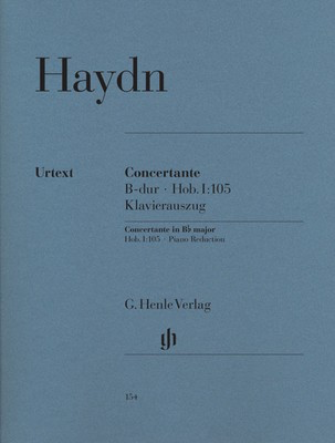 Concertante Hob 1 No. 105 B Flat major - Joseph Haydn - Bassoon|Oboe|Piano|Cello|Violin G. Henle Verlag Quintet Parts