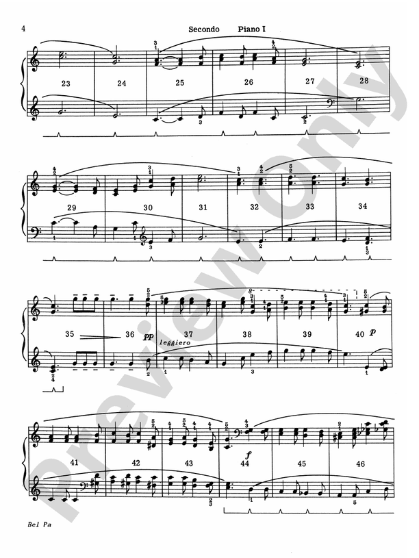 Battle Hymn of the Republic - 2 Pianos, 8 Hands (Digital Download)