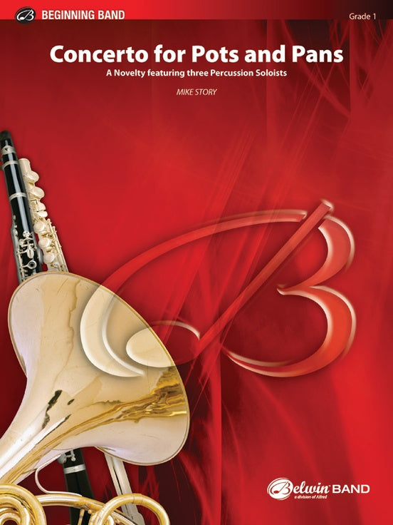 Concerto for Pots and Pans - Concert Band Conductor Score & Parts (Digital Download)
