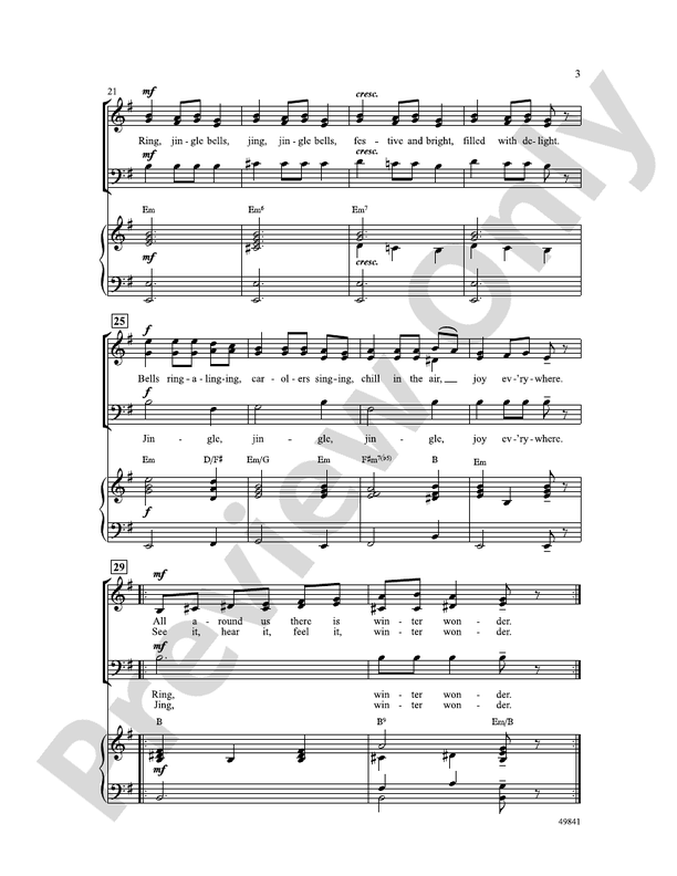Winter Bells - 3 Part Mixed Choral Octavo (Digital Download)