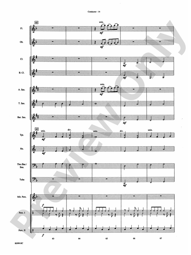 Voodoo Dance - Concert Band Conductor Score & Parts (Digital Download)