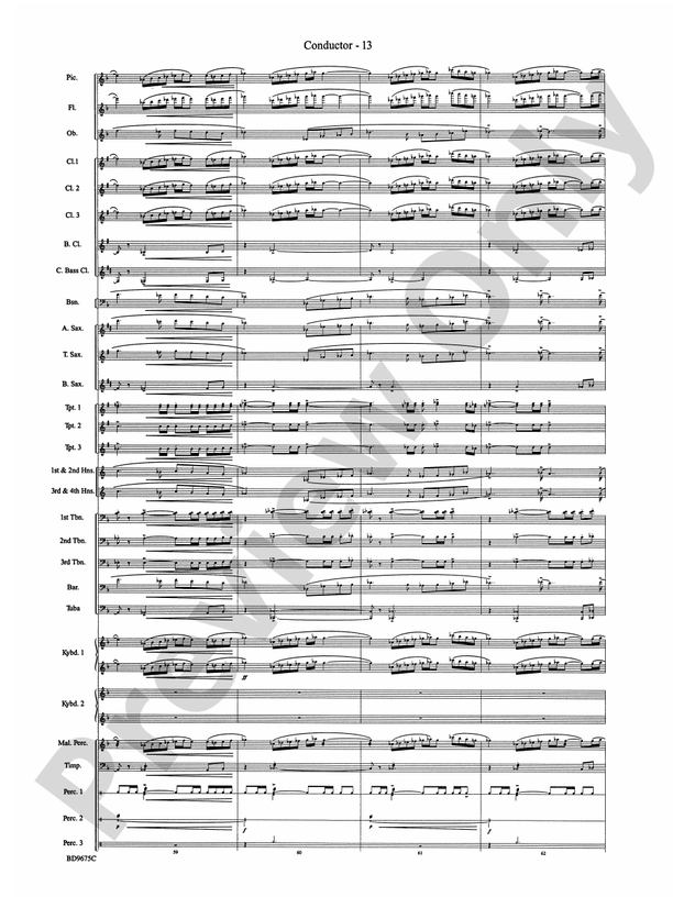 Twelve Seconds to the Moon - Concert Band Conductor Score & Parts (Digital Download)