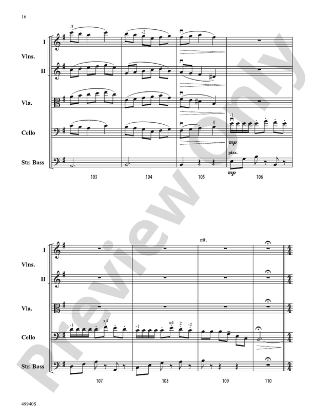 Subterranean Dialogues - String Orchestra Conductor Score & Parts (Digital Download)