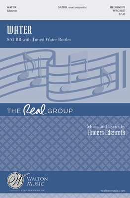 Water - Anders Edenroth - SATBB Walton Music Octavo