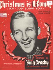 Christmas Is A Comin' (May God Bless You) - Bing Crosby (33049) - PVG (Digital Download)