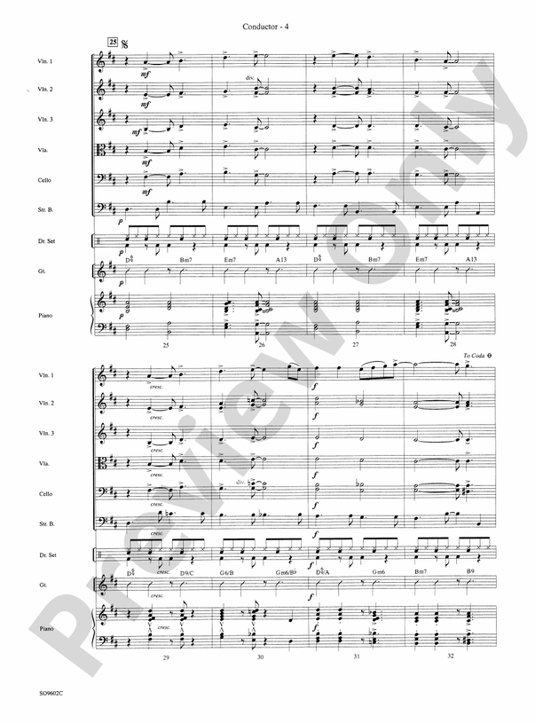 I Got Rhythm (Arr. Calvin Custer) - String Orchestra Conductor Score & Parts (Digital Download)