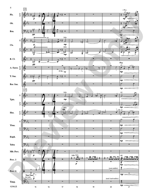 Aquatica - Concert Band Conductor Score & Parts (Digital Download)