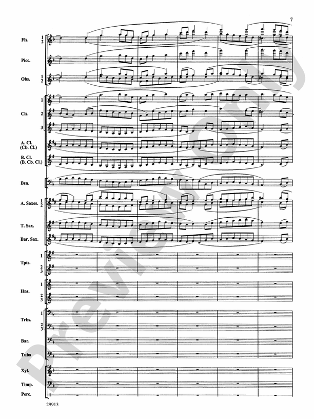 Two Songs Without Words - Concert Band Conductor Score & Parts (Digital Download)