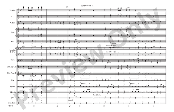 Down to the Nightclub / What Is Hip? – Marching Band Conductor Score & Parts (Digital Download)