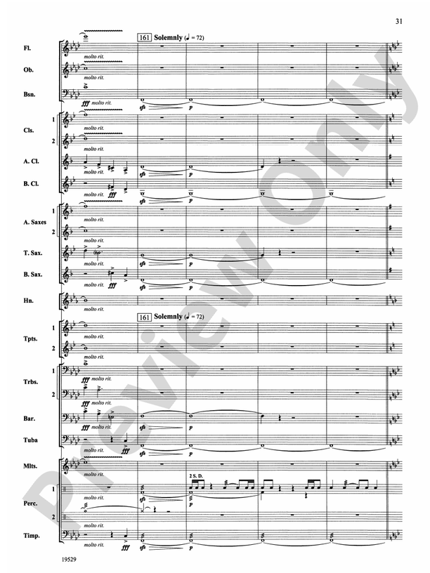 The Road Unknown - Concert Band Conductor Score & Parts (Digital Download)