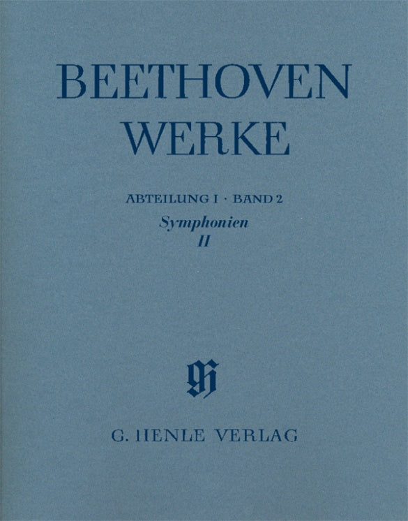 Beethoven - Symphonies #3 & #4 Volume 2 - Full Score Henle HN4011