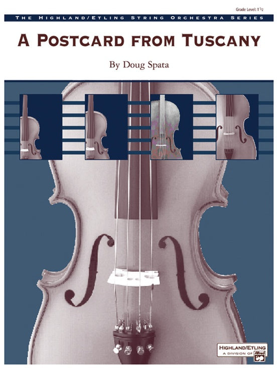 A Postcard from Tuscany – String Orchestra Conductor Score & Parts (Digital Download)