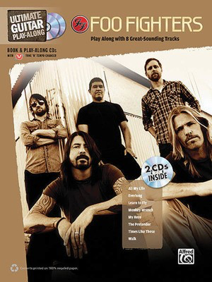 Foo Fighters - Ultimate Guitar Play-Along - Book/2-CD Pack - Guitar Alfred Music Guitar TAB with Lyrics & Chords /CD