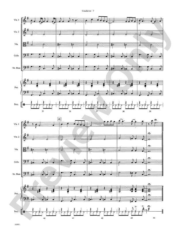 Great Movie Themes – String Orchestra Conductor Score & Parts (Digital Download)