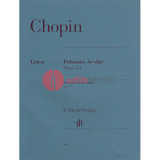 Polonaise in Ab major Op. 53 - Frederic Chopin - Piano G. Henle Verlag Piano Solo