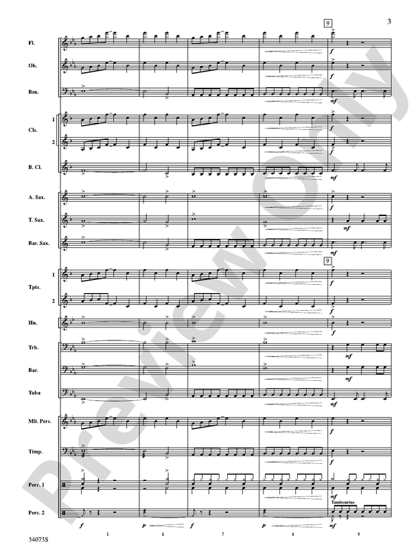 Love Drunk - Concert Band Conductor Score & Parts (Digital Download)