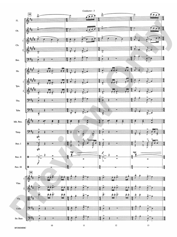 Bellingrath Gardens – Full Orchestra Conductor Score & Parts (Digital Download)
