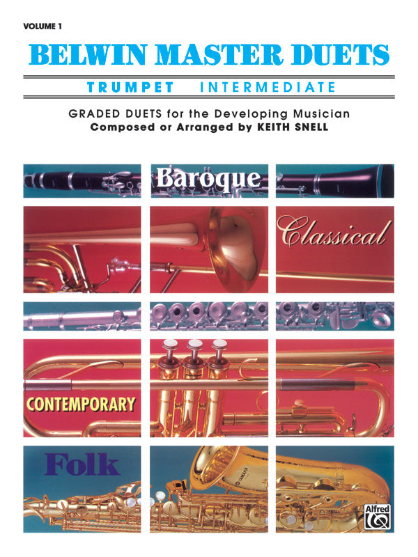 BELWIN MASTER DUETS INTERMEDIATE BK 1 TPT