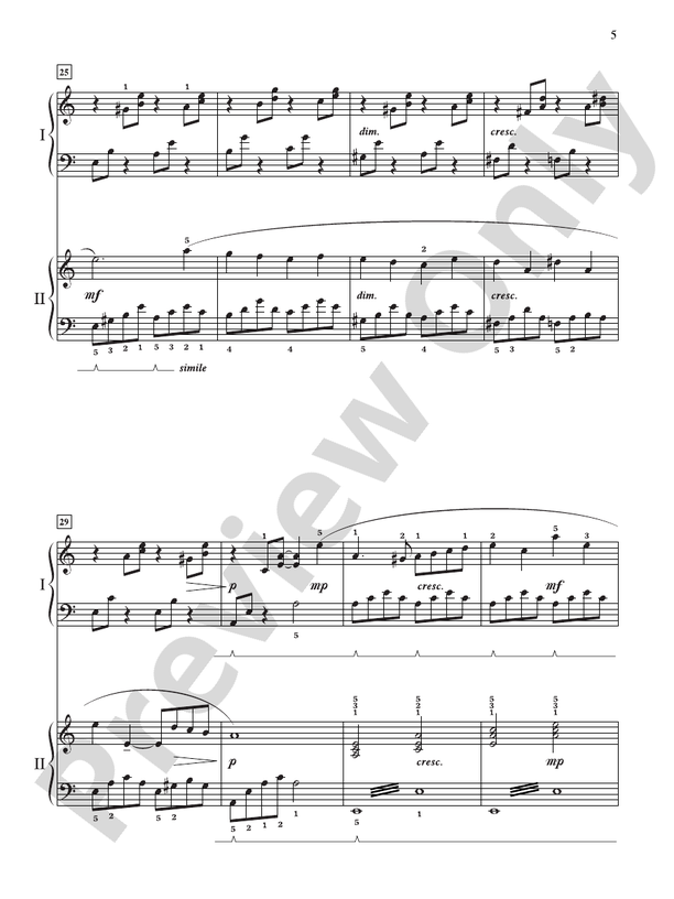 Concerto Romantique: In Three Movements for Solo Piano with Piano Accompaniment - 2 Pianos, 4 Hands (Digital Download)
