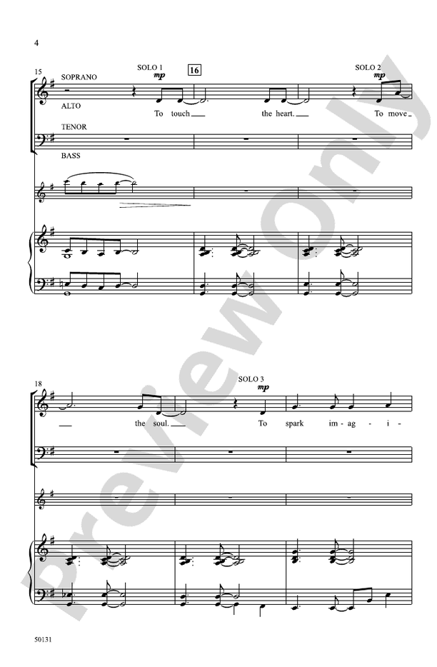 The Power of a Song - SATB Choral Octavo (Digital Download)