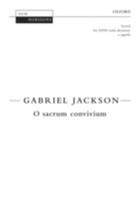 O SACRUM CONVIVIUM SATB UNACCOMP
