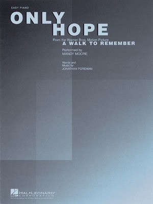 Only Hope - Easy Piano Sheet Music - Piano|Vocal Hal Leonard Easy Piano with Lyrics Sheet Music