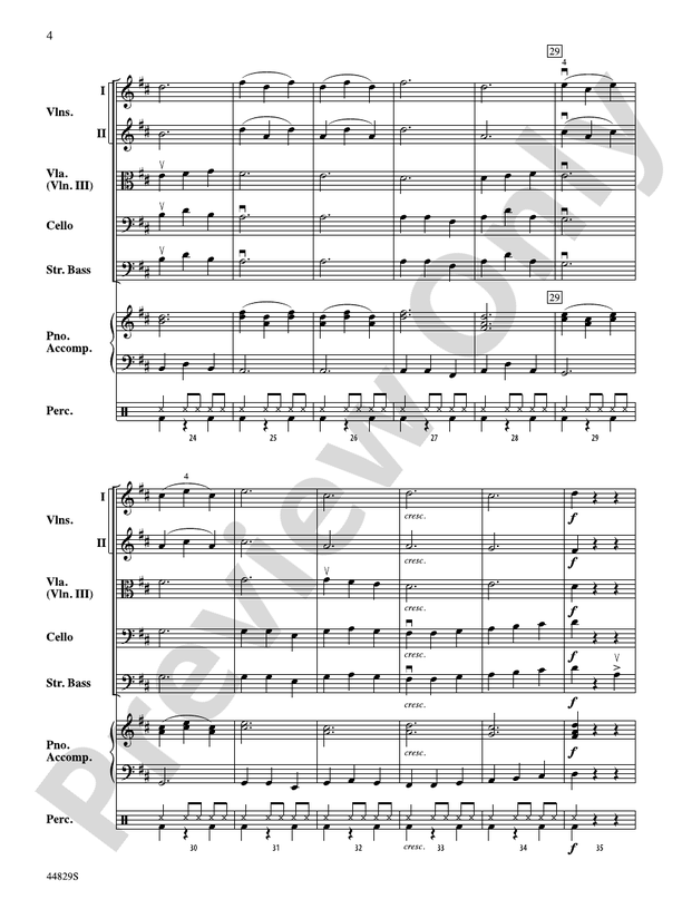 Uno, Dos, Bass! - String Orchestra Conductor Score & Parts (Digital Download)